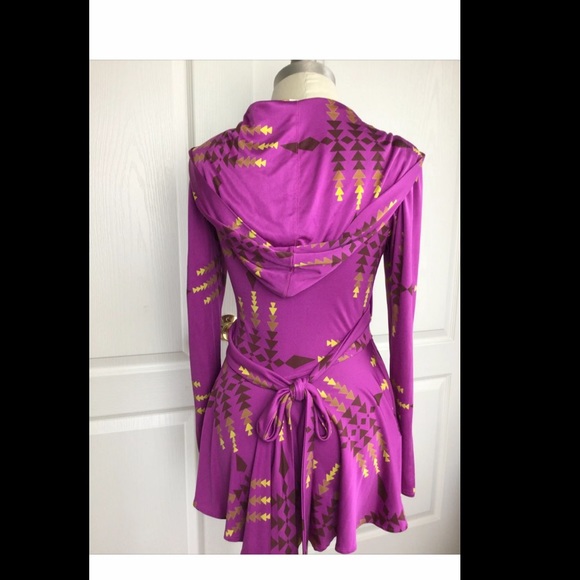 Mara Hoffman purple silk top - Picture 3 of 5